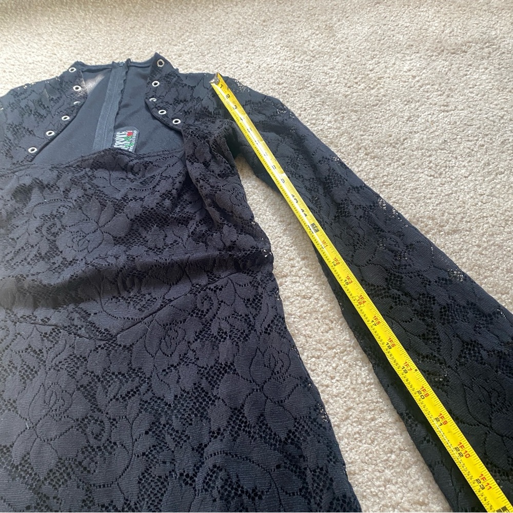 Dress, Gothic Maxi Laced Chest - Picture 8 of 16